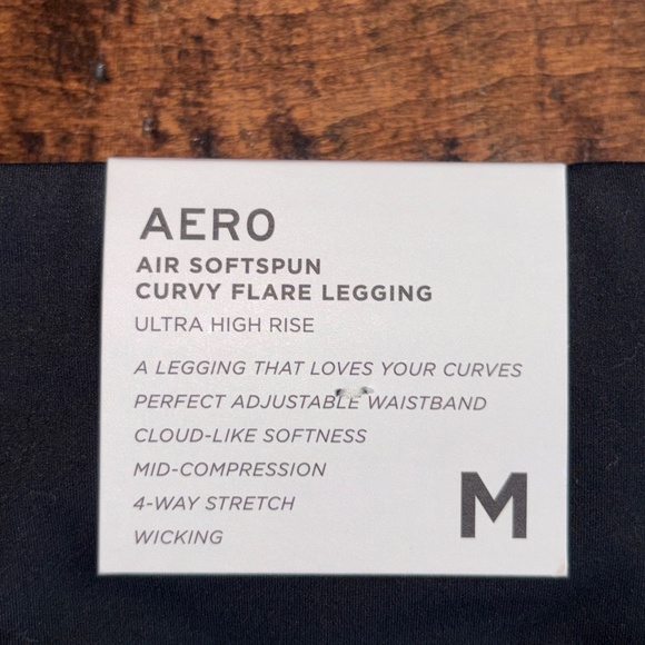 Aéropostale Black Flare Leggings (Size M) - Picture 4 of 5